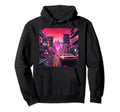 Vaporwave Retrowave Synthwave Japanese Hoodie - Trendy Graphic Men Women - T-Shirt, Sweatshirt, Hoodie