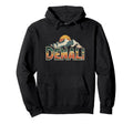 Denali National Park Sunset 70S Alaska Hoodie - Streetwear Style Men Women - T-Shirt, Sweatshirt, Hoodie