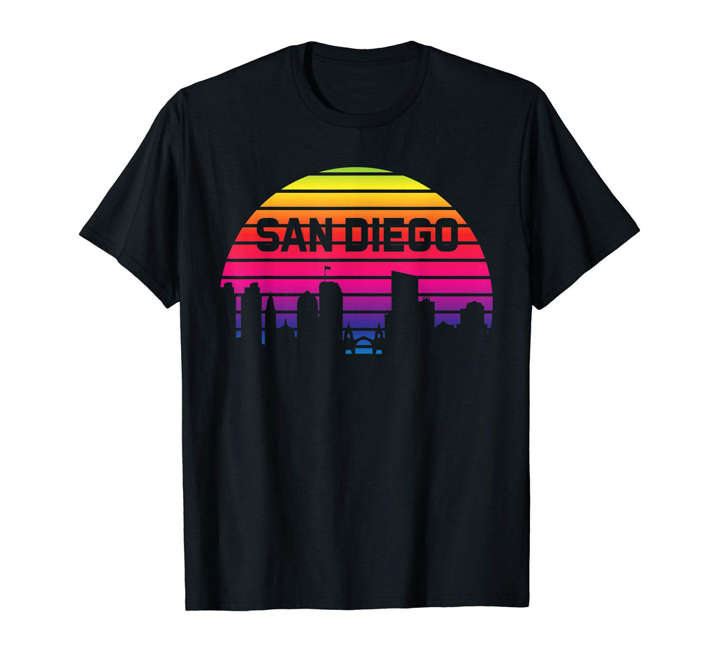 San Diego Sunset Skyline Tourist City T-Shirt - Fun Novelty Design Unisex - T-Shirt, Sweatshirt, Hoodie
