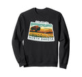 North Dakota Pride Bison Sweatshirt - Fun Novelty Design for Adults - T-Shirt, Sweatshirt, Hoodie