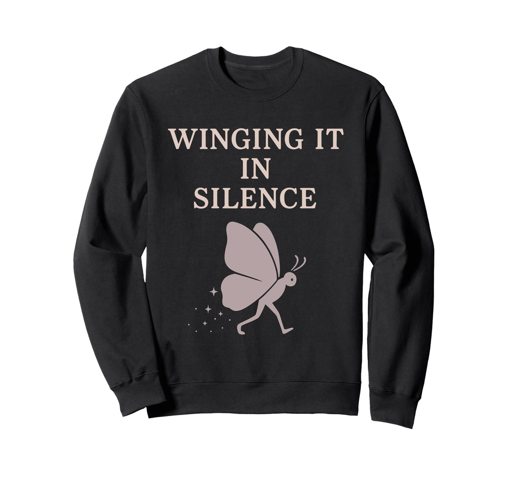 Anti Social Butterfly Introvert Sweatshirt - Aesthetic Graphic Men Women - T-Shirt, Sweatshirt, Hoodie