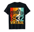 90 Years Old Motorcycle 1932 90Th T-Shirt - Fun Novelty Design for Adults - T-Shirt, Sweatshirt, Hoodie