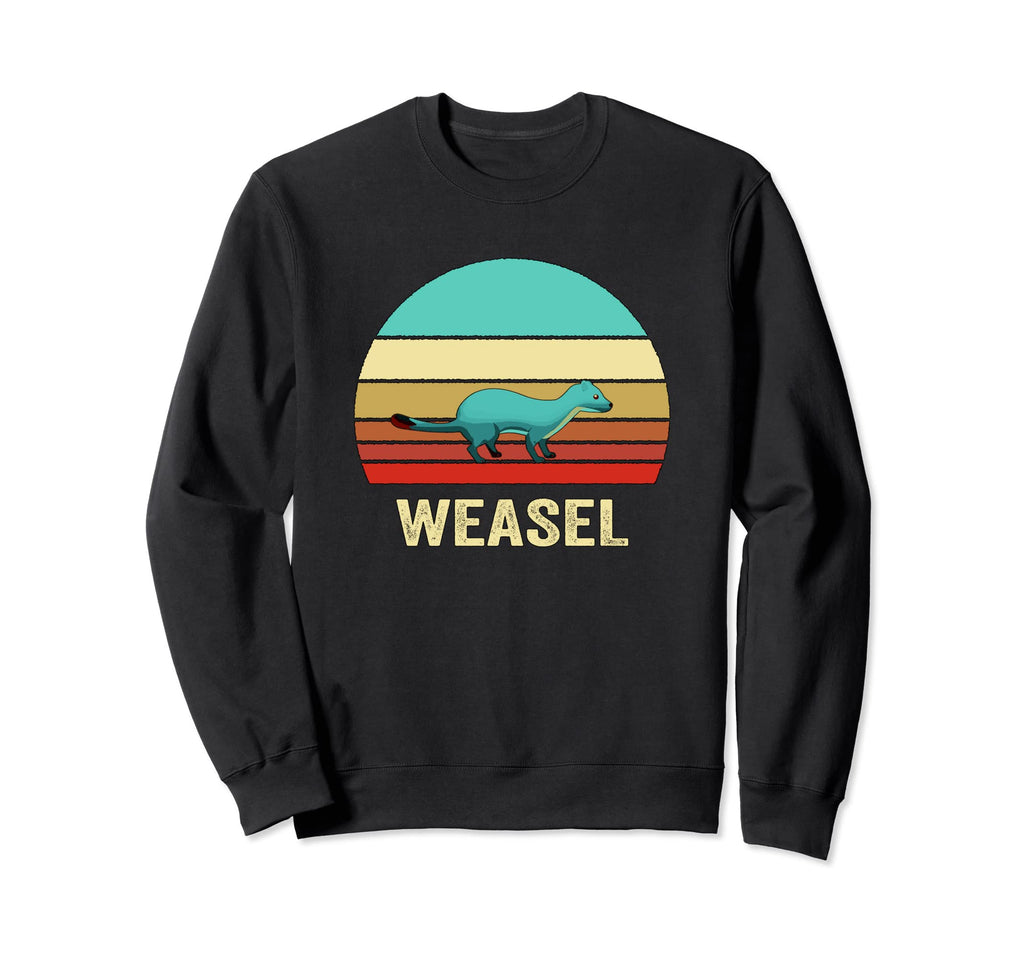 Sunset Weasel Sweatshirt - Unique Graphic for Adults - T-Shirt, Sweatshirt, Hoodie
