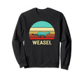Sunset Weasel Sweatshirt - Unique Graphic for Adults - T-Shirt, Sweatshirt, Hoodie