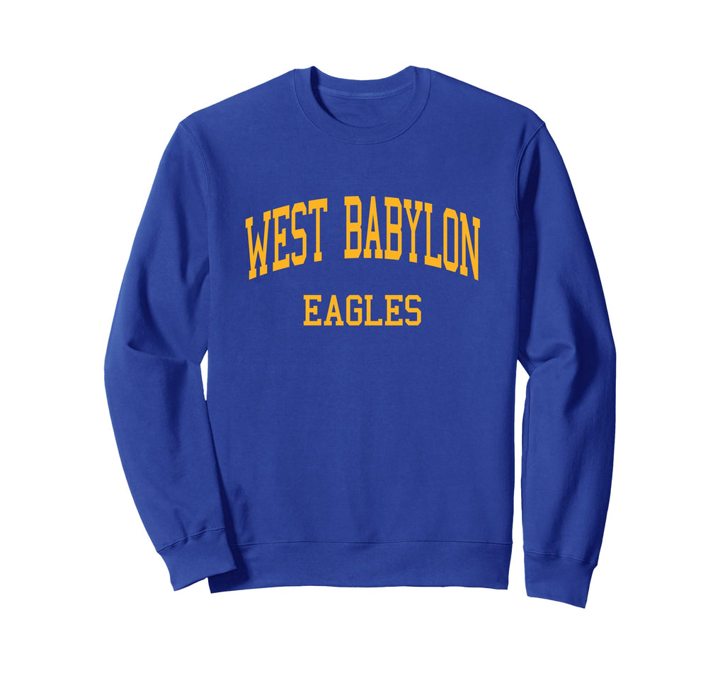 West Babylon High School Hs West Sweatshirt - Minimalist Print Men Women - T-Shirt, Sweatshirt, Hoodie