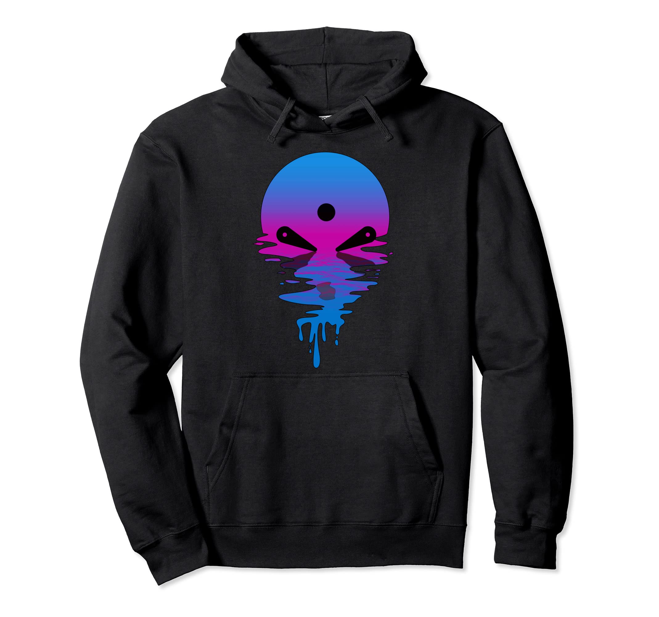 Sunset Pinball Hoodie - Fun Novelty Design for Adults - T-Shirt, Sweatshirt, Hoodie