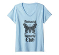Womens Antisocial Butterfly Club T-Shirt - Minimalist Print Men Women - T-Shirt, Sweatshirt, Hoodie