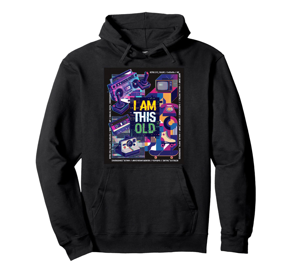 Synthwave 1980S Birthday Memorabilia Hoodie - Graphic Print Men Women - T-Shirt, Sweatshirt, Hoodie