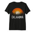 Oklahoma 70S 80S Tri Blend T-Shirt - Custom Art Print for Adults - T-Shirt, Sweatshirt, Hoodie