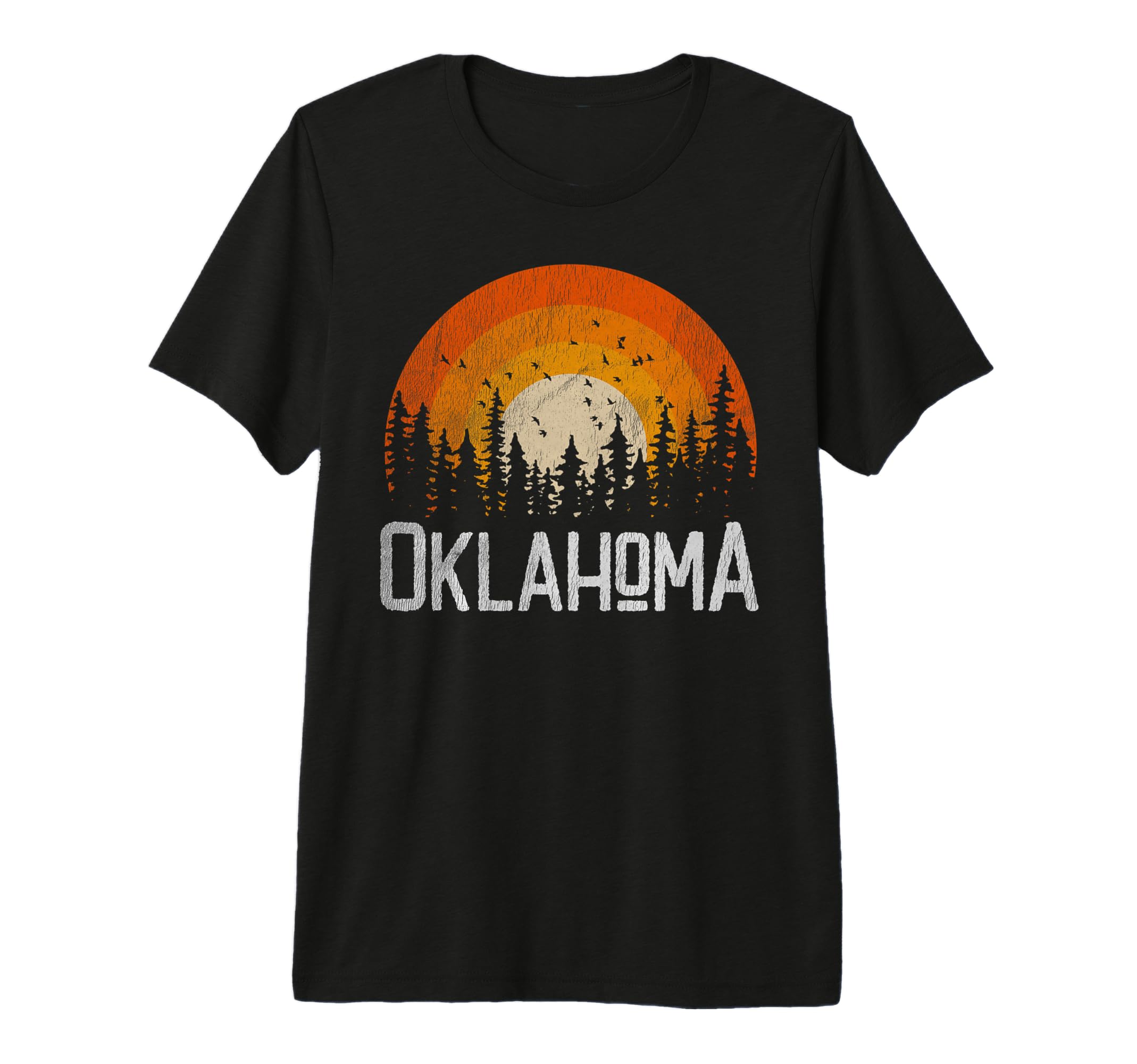 Oklahoma 70S 80S Tri Blend T-Shirt - Custom Art Print for Adults - T-Shirt, Sweatshirt, Hoodie