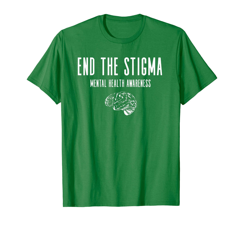End Stigma Mental Health Awareness T-Shirt - Graphic Print for Adults - T-Shirt, Sweatshirt, Hoodie