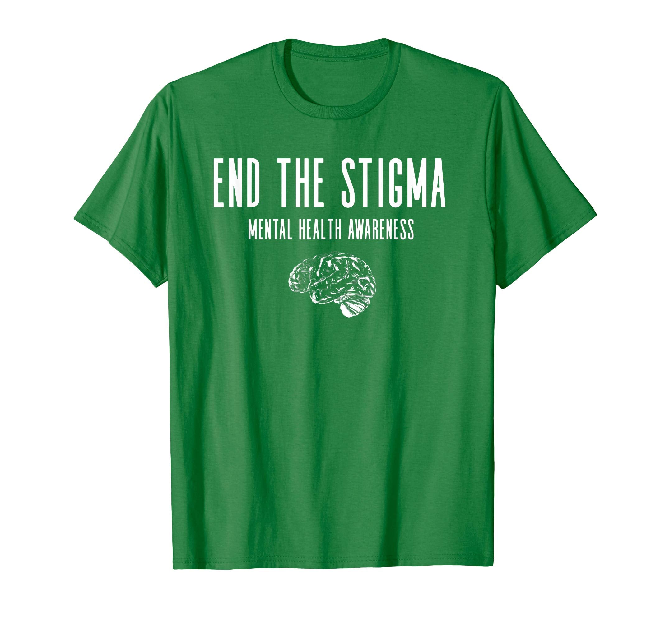 End Stigma Mental Health Awareness T-Shirt - Graphic Print for Adults - T-Shirt, Sweatshirt, Hoodie