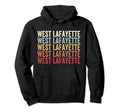 West Lafayette Indiana West Lafayette Hoodie - Novelty Apparel for Adults - T-Shirt, Sweatshirt, Hoodie