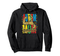 Strong Autism Mom Flexing Puzzle Piece Hoodie - Unique Graphic Men Women - T-Shirt, Sweatshirt, Hoodie