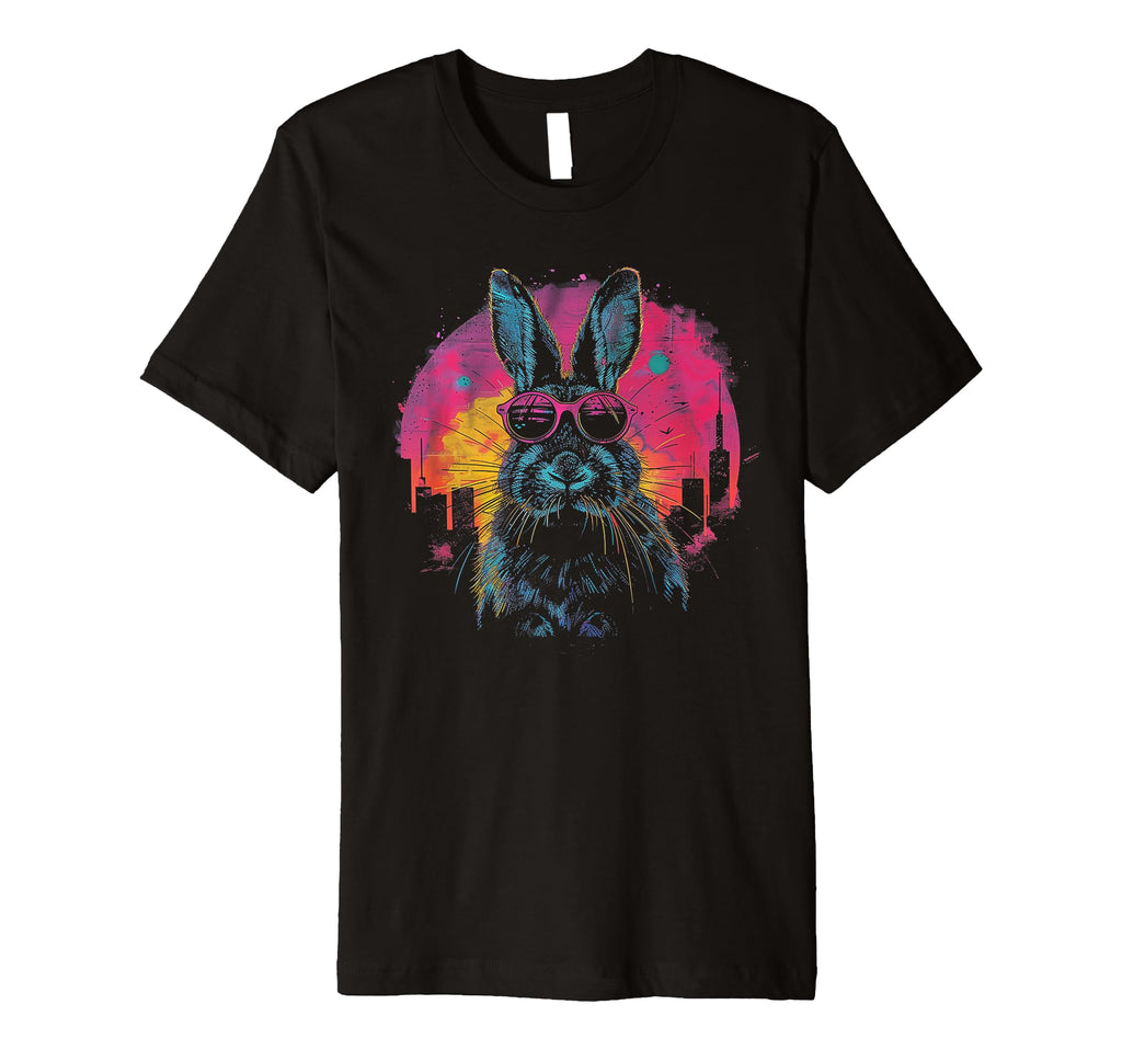 Rabbit Bunny Vaporwave Aesthetic T-Shirt - Novelty Apparel Men Women - T-Shirt, Sweatshirt, Hoodie
