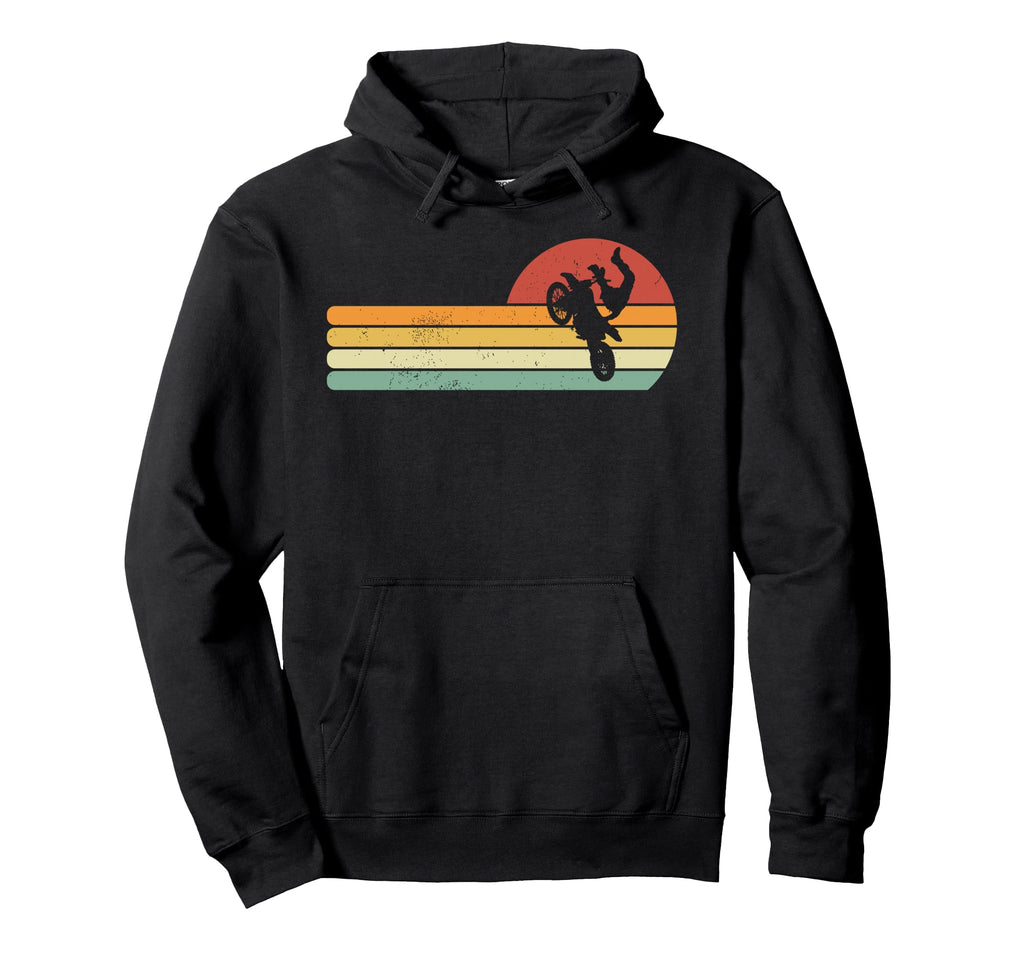 Motocross Motorcycles Dirtbike Rider Hoodie - Fun Novelty Design Men Women - T-Shirt, Sweatshirt, Hoodie