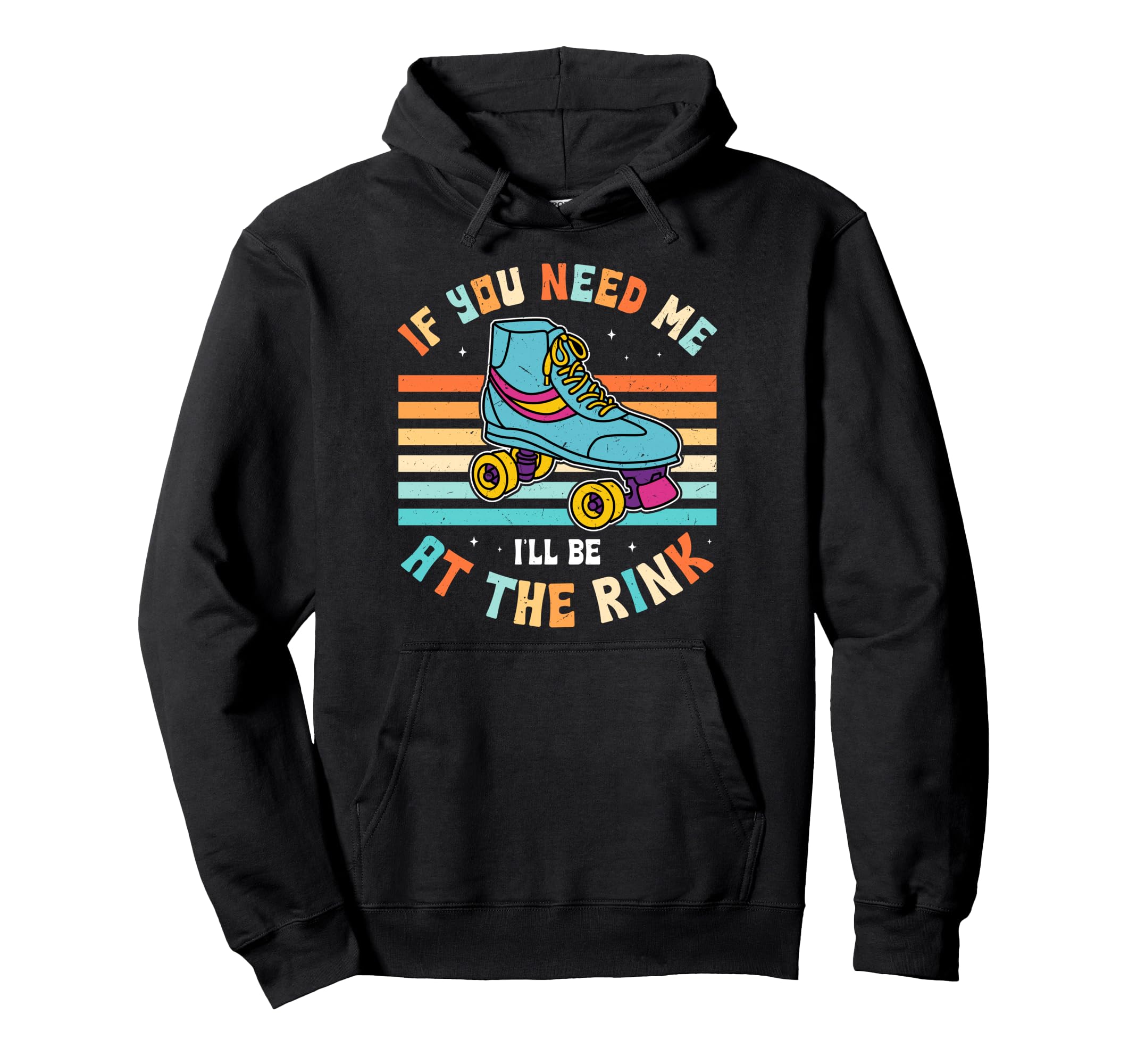 Rollerskates Roller Skates Rink Roller Hoodie - Custom Art Print Men Women - T-Shirt, Sweatshirt, Hoodie