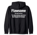 Self Care Awesome Flawsome Definition Hoodie - Trendy Graphic Men Women - T-Shirt, Sweatshirt, Hoodie