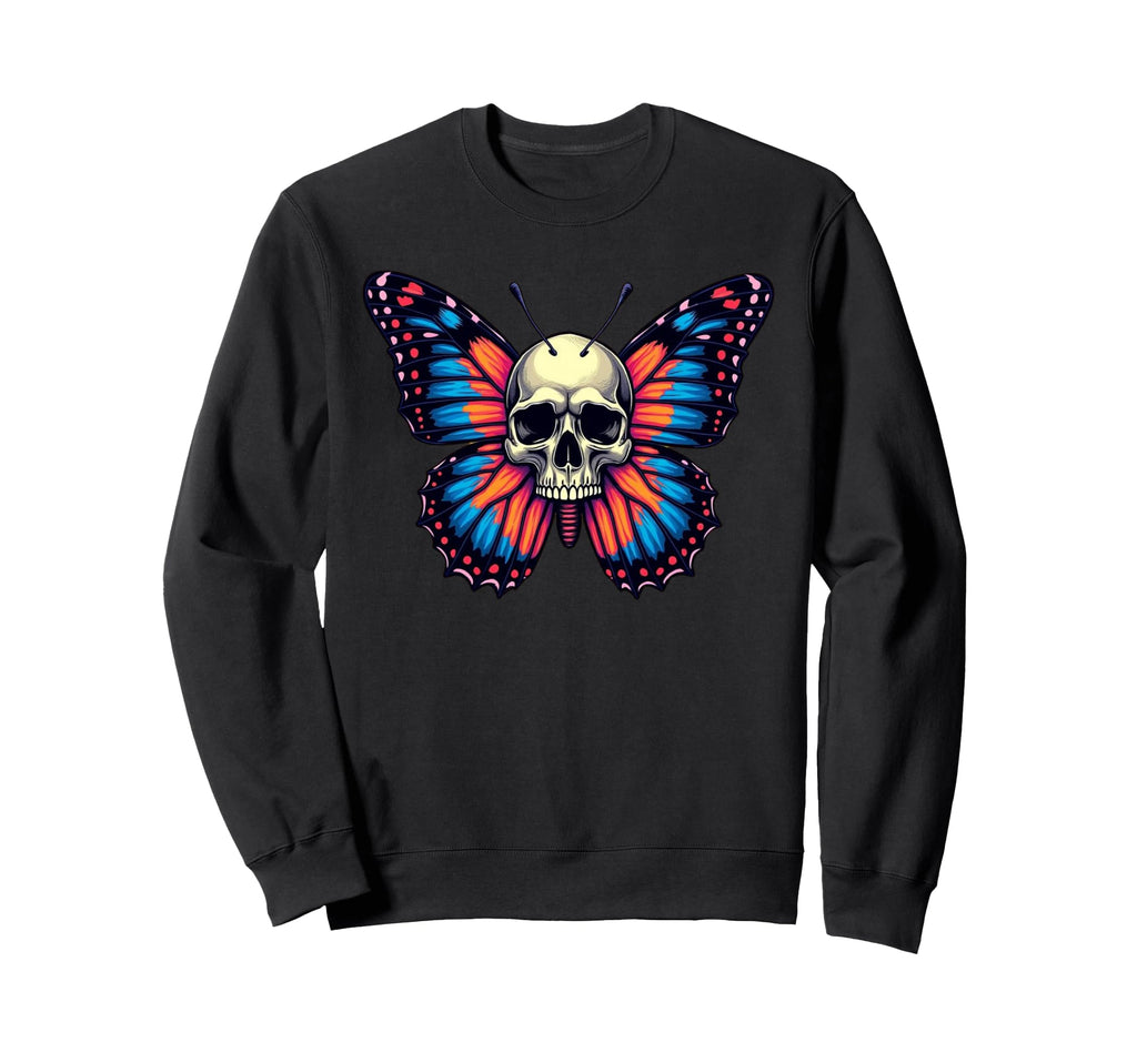 Antisocial Butterfly Funny Death Sweatshirt - Aesthetic Graphic Men Women - T-Shirt, Sweatshirt, Hoodie