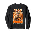 Team Punch Monkey Lover Groovy Sweatshirt - Streetwear Style for Adults - T-Shirt, Sweatshirt, Hoodie