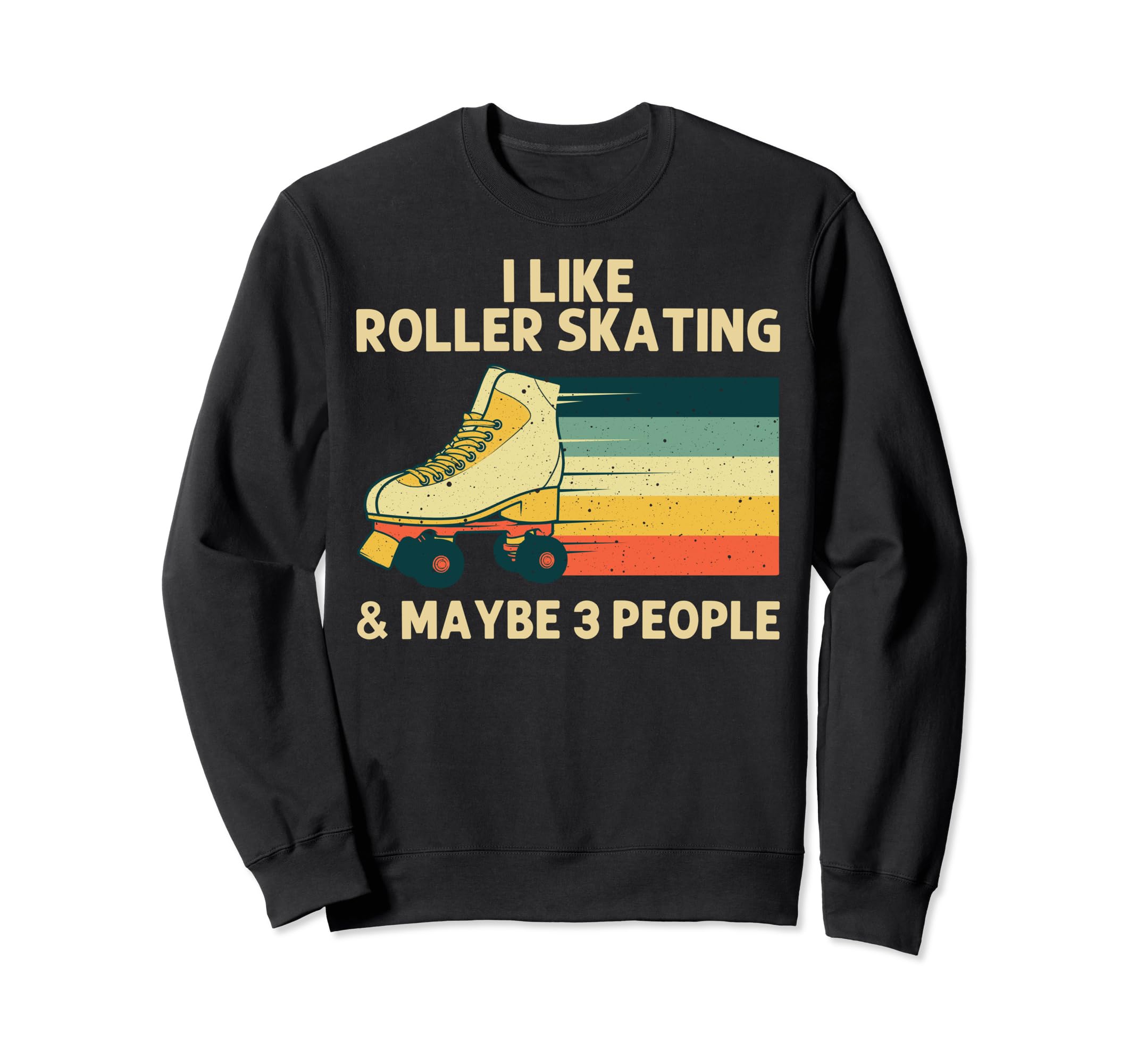 Roller Skating Roller Skate Derby Sweatshirt - Minimalist Print for Adults - T-Shirt, Sweatshirt, Hoodie