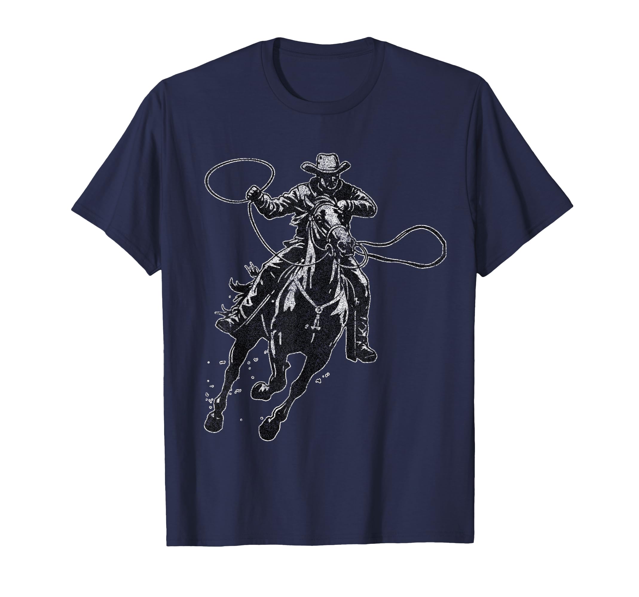 Western Cowboy Rodeo Horse Sunset T-Shirt - Graphic Print Men Women - T-Shirt, Sweatshirt, Hoodie