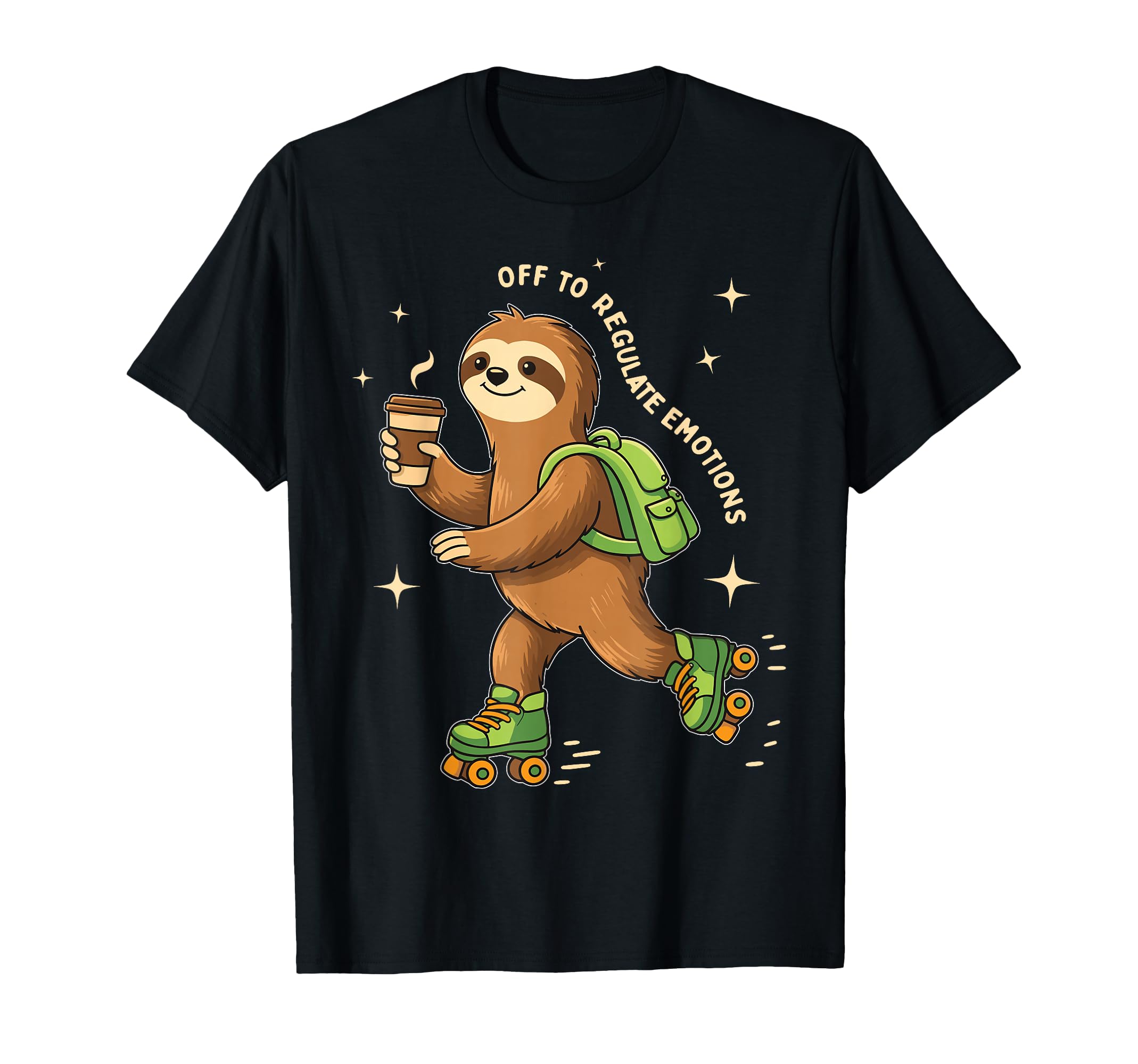 Off To Regulate Emotions Funny Mental T-Shirt - Unique Graphic Unisex - T-Shirt, Sweatshirt, Hoodie