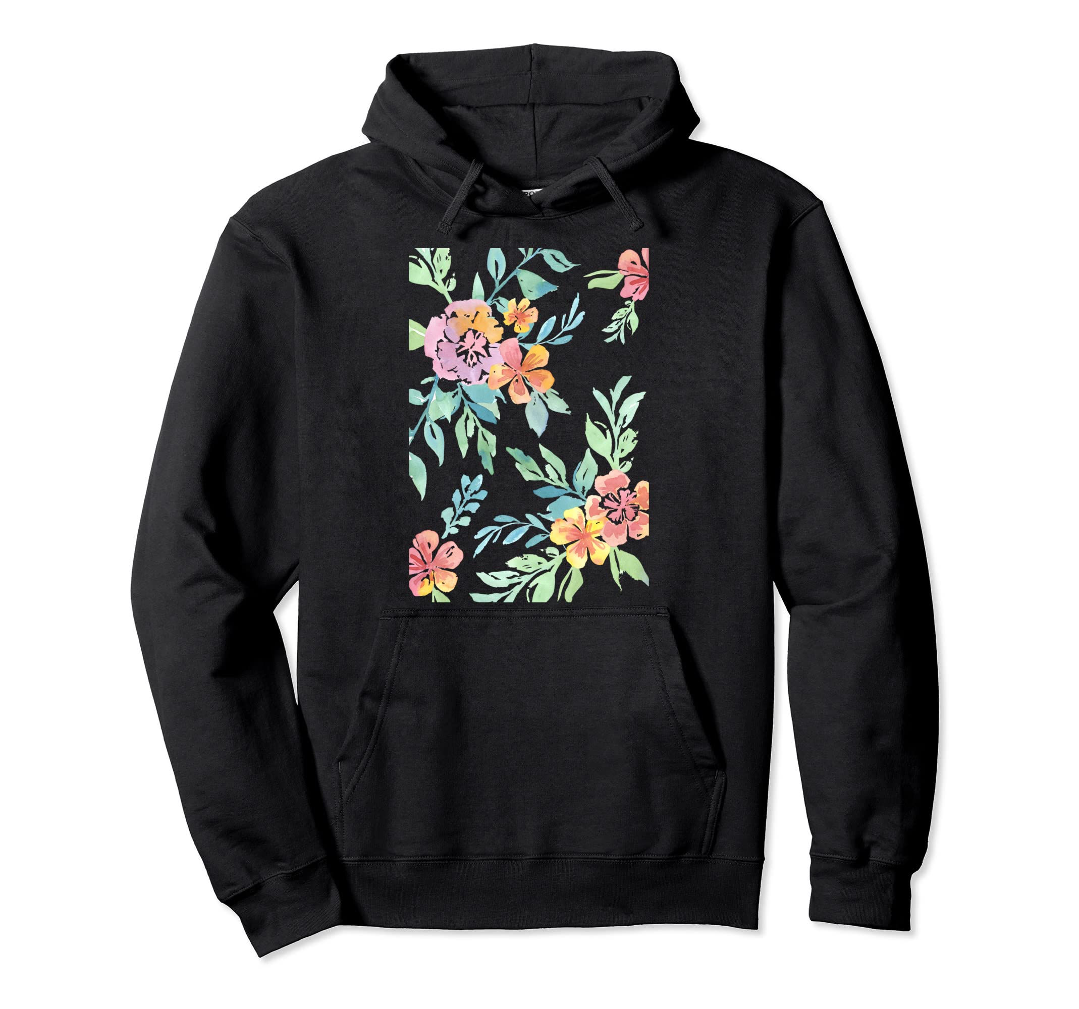 Spring Equinox Pastel Floral Hoodie - Fun Novelty Design for Adults - T-Shirt, Sweatshirt, Hoodie