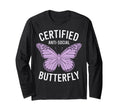 Certified Anti Social Butterfly Art T-Shirt - Streetwear Style for Adults - T-Shirt, Sweatshirt, Hoodie
