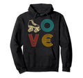 Roller Skating 70S Skate Love Hoodie - Fun Novelty Design for Adults - T-Shirt, Sweatshirt, Hoodie