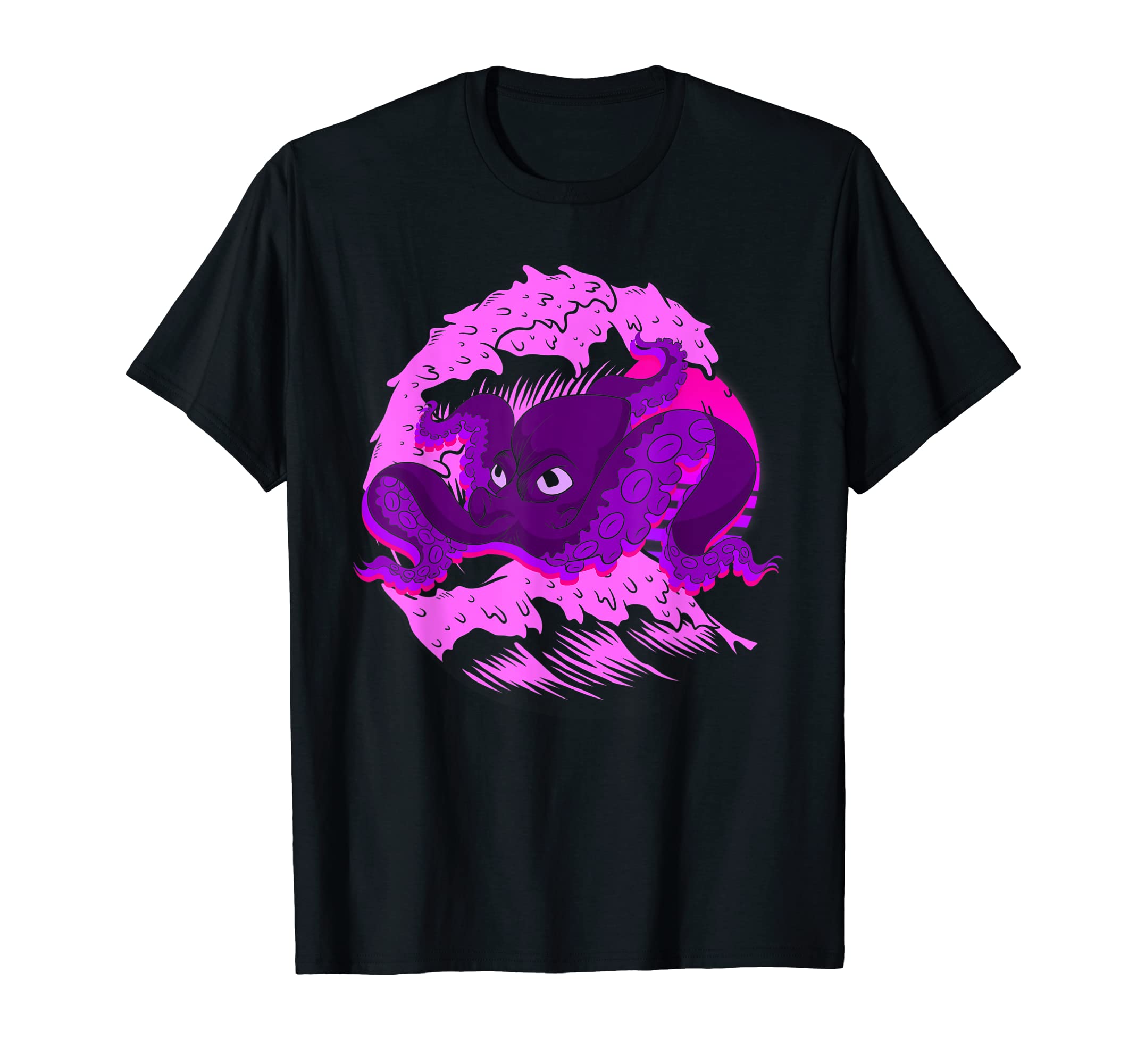 Ocean Kraken Sea Monster 80S T-Shirt - Fun Novelty Design Men Women - T-Shirt, Sweatshirt, Hoodie