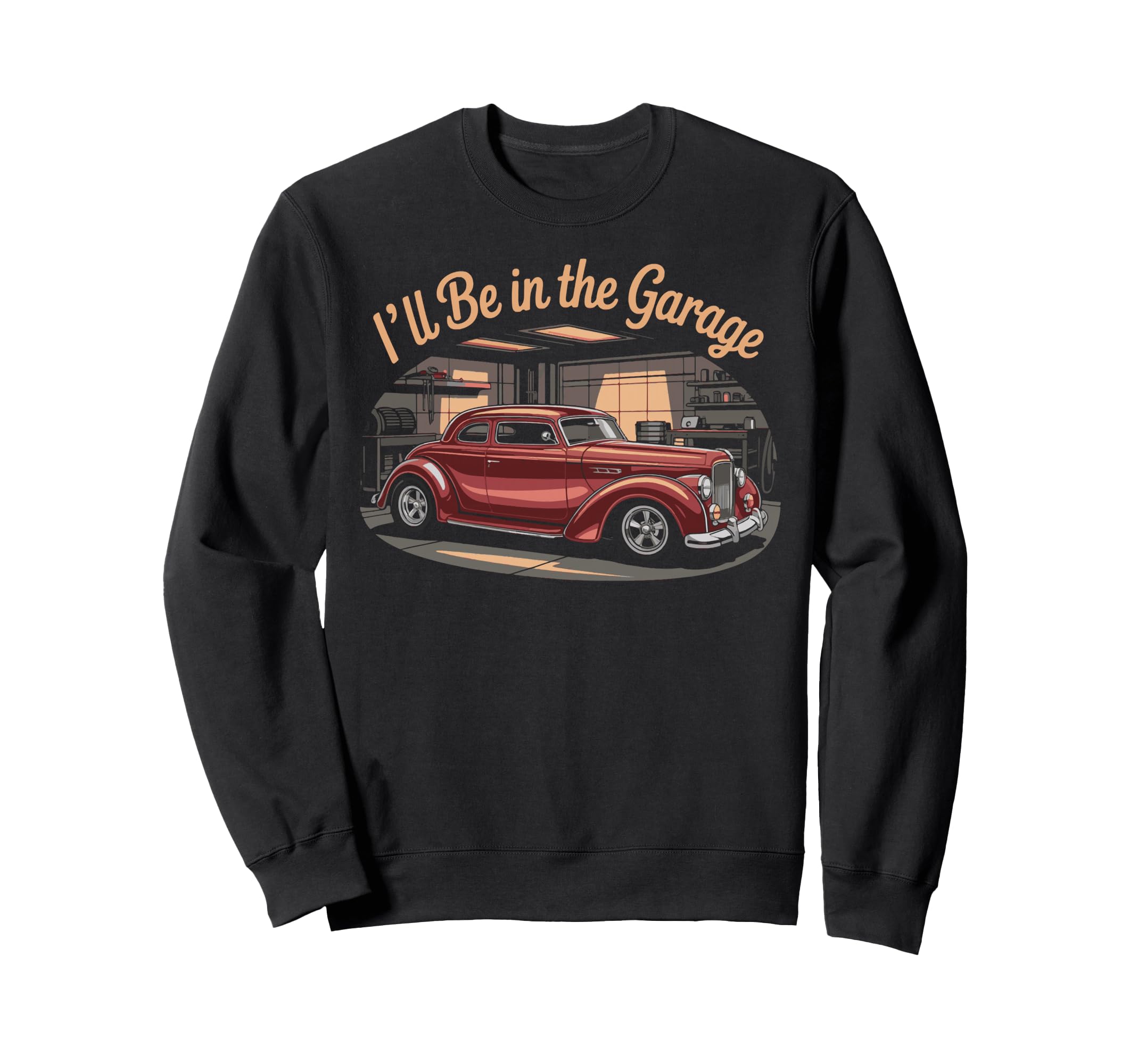 Cars Automobile Car Show Sweatshirt - Fun Novelty Design for Adults - T-Shirt, Sweatshirt, Hoodie