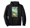 Hawaiian Postcard Inspired Hoodie - Casual Everyday Wear for Adults - T-Shirt, Sweatshirt, Hoodie