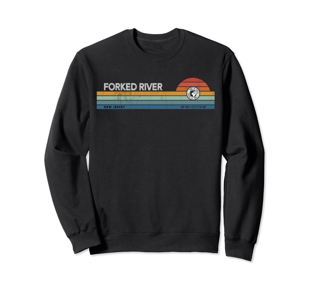 Forked River New Jersey Usa Sweatshirt - Novelty Apparel for Adults - T-Shirt, Sweatshirt, Hoodie