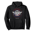 Life Free Ride Free Usa 1776 Biker Hoodie - Fun Novelty Design Unisex - T-Shirt, Sweatshirt, Hoodie