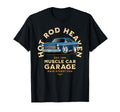 Hotrod Heaven Muscle Car Garage Usa T-Shirt - Fun Novelty Design Unisex - T-Shirt, Sweatshirt, Hoodie