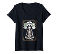 Womens Overthinker Skeleton Tarot T-Shirt - Custom Art Print for Adults - T-Shirt, Sweatshirt, Hoodie