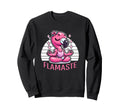 Flamaste Funny Flamingo Yoga Sweatshirt - Custom Art Print Men Women - T-Shirt, Sweatshirt, Hoodie