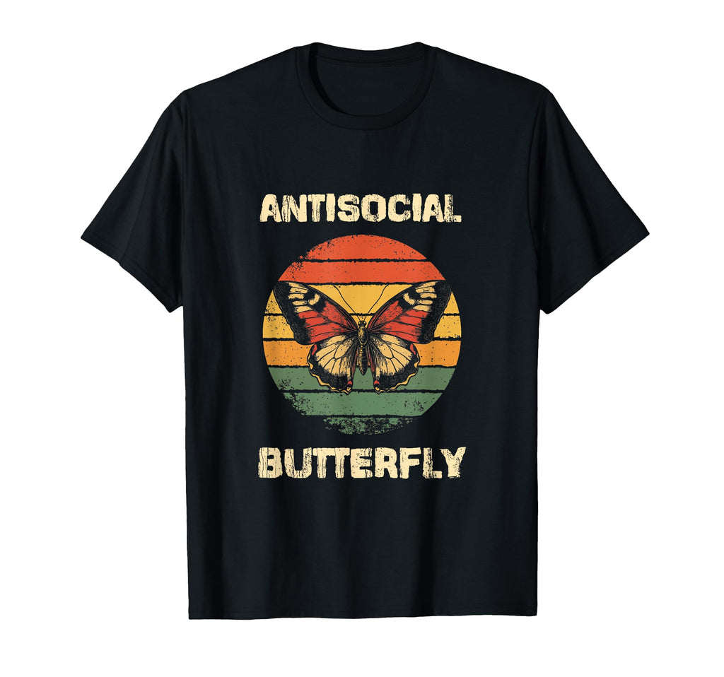 Antisocial Butterfly Gift Hoodie - Streetwear Style Men Women - T-Shirt, Sweatshirt, Hoodie