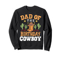 Dad Birthday Cowboy Western Rodeo Sweatshirt - Minimalist Print for Adults - T-Shirt, Sweatshirt, Hoodie