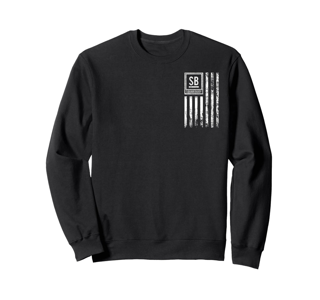 Squarebody Truck C10 Usa Flag Squarebody Sweatshirt - Graphic Print Unisex - T-Shirt, Sweatshirt, Hoodie