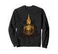 Buddha Yoga Lotus Pose Mandala Sweatshirt - Graphic Print for Adults - T-Shirt, Sweatshirt, Hoodie