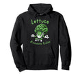 Lettuce Romaine Calm Meditation Vegan Hoodie - Novelty Apparel Men Women - T-Shirt, Sweatshirt, Hoodie