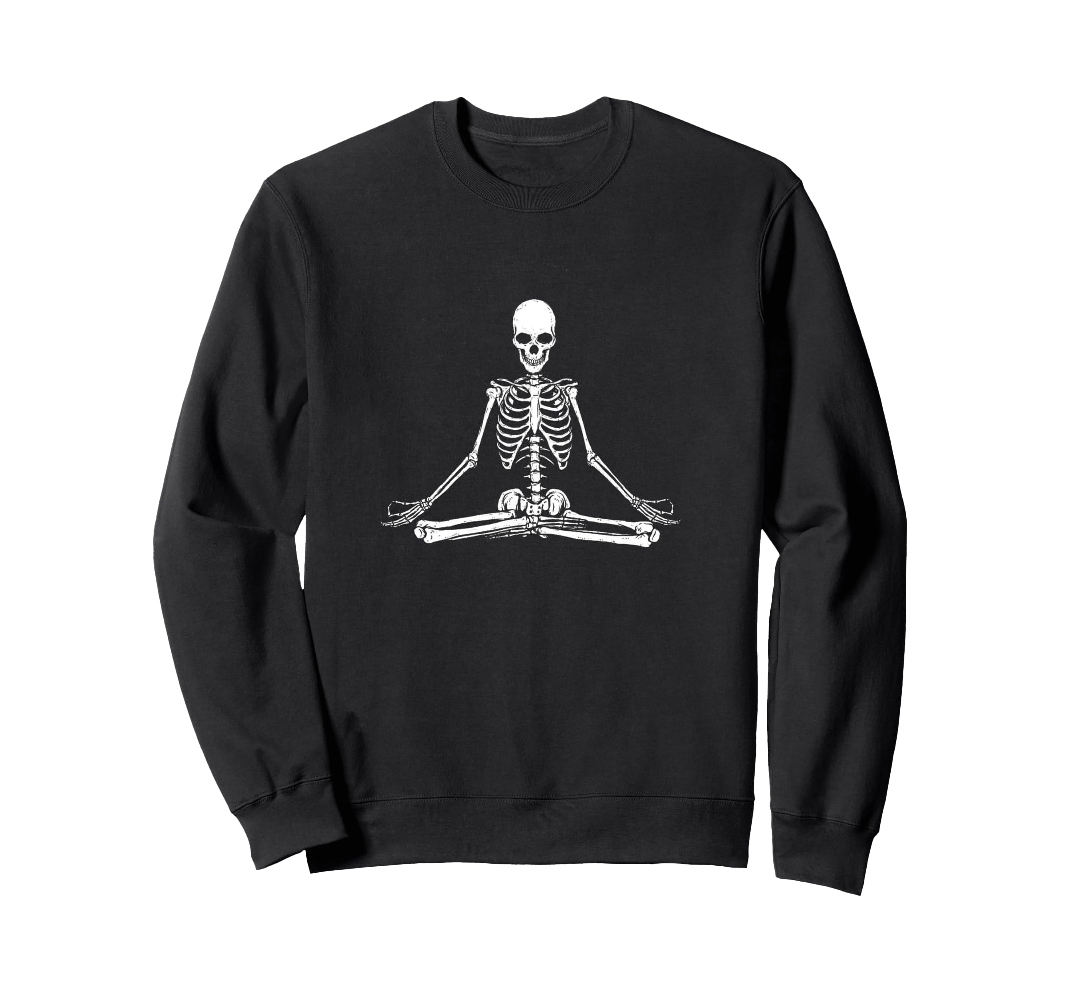 Skeleton Meditation Yoga Zen Sweatshirt - Novelty Apparel Men Women - T-Shirt, Sweatshirt, Hoodie