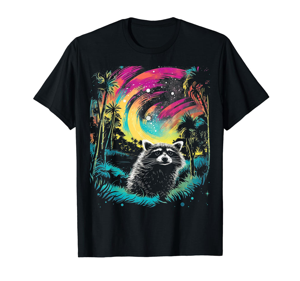 1970S Racoon 3 T-Shirt - Unique Graphic for Adults - T-Shirt, Sweatshirt, Hoodie