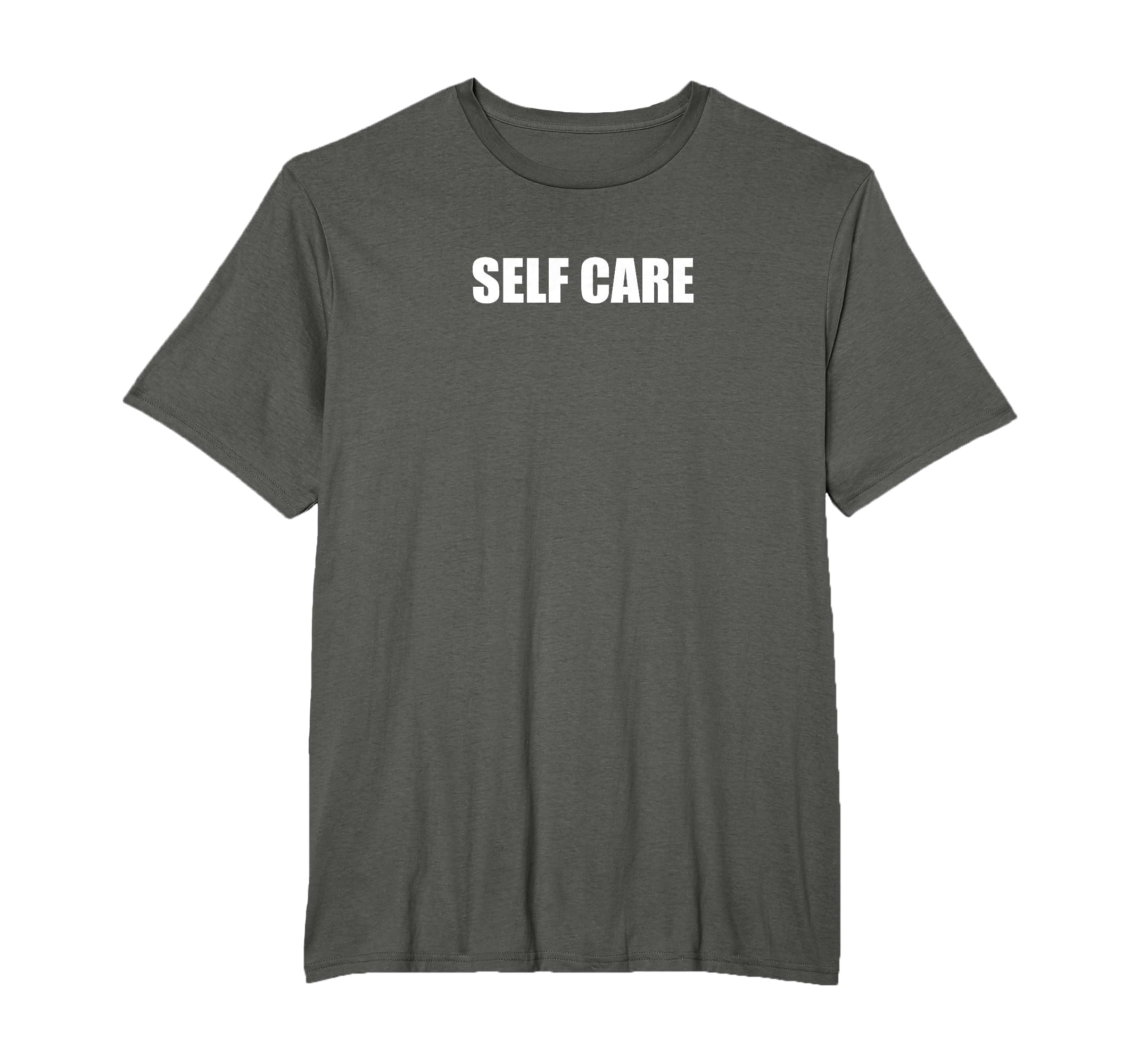 Self Care Mens Big And Tall Asphalt Grey T-Shirt - Graphic Print Unisex - T-Shirt, Sweatshirt, Hoodie
