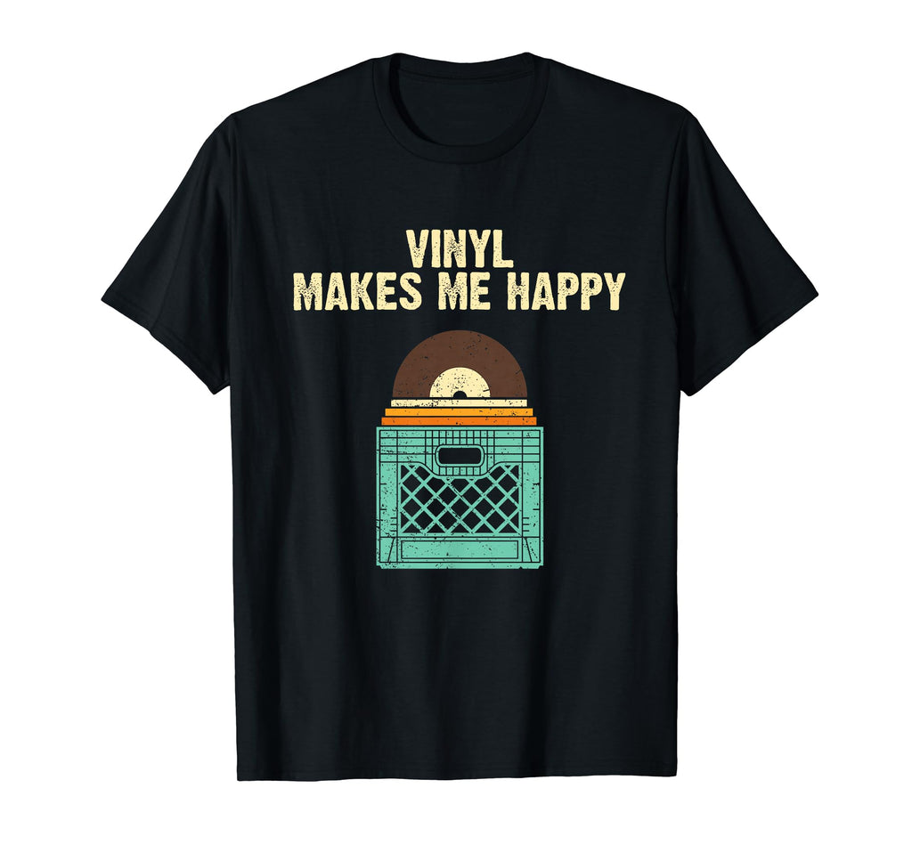 Vinyl Dj Vinyl Record Lovers Music Player T-Shirt - Novelty Apparel Unisex - T-Shirt, Sweatshirt, Hoodie