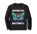 Antisocial Butterfly Funny Death T-Shirt - Streetwear Style for Adults - T-Shirt, Sweatshirt, Hoodie