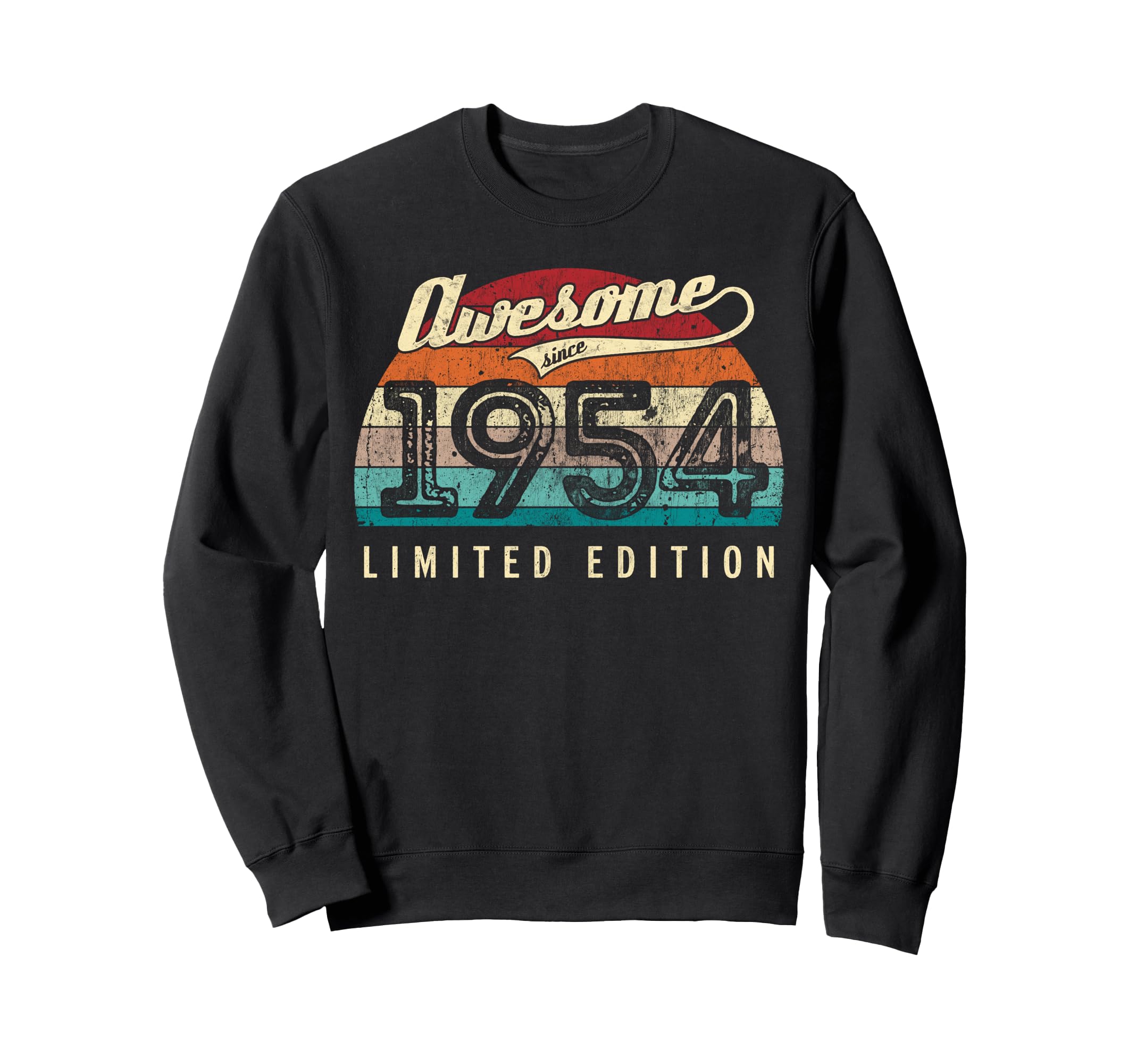 Awesome Since 1954 72Nd Birthday Sweatshirt - Graphic Print for Adults - T-Shirt, Sweatshirt, Hoodie
