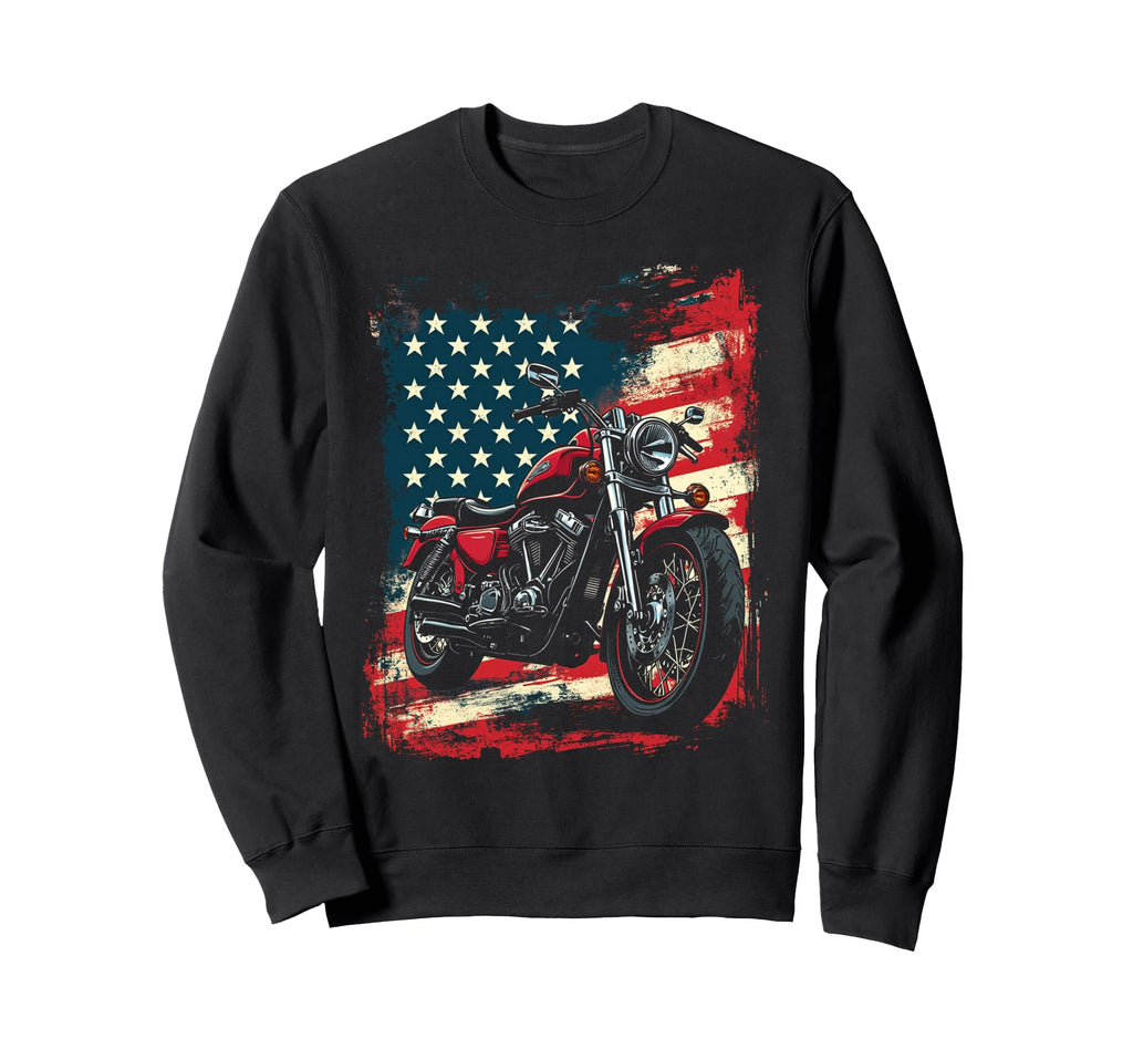 Motorcycle Sweatshirt - Custom Art Print for Adults - T-Shirt, Sweatshirt, Hoodie